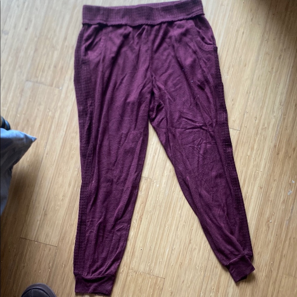 Burgundy Jogger Pants